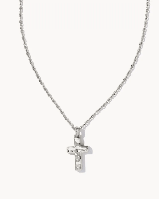Kendra Scott Women - Accessories - Earrings Cross Pendant Necklace in Silver | Kendra Scott