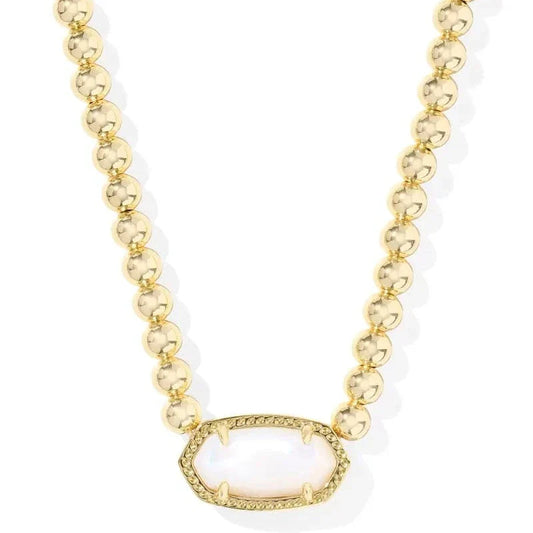 Kendra Scott Women - Accessories - Earrings Elisa Gold Beaded Necklace| Kendra Scott