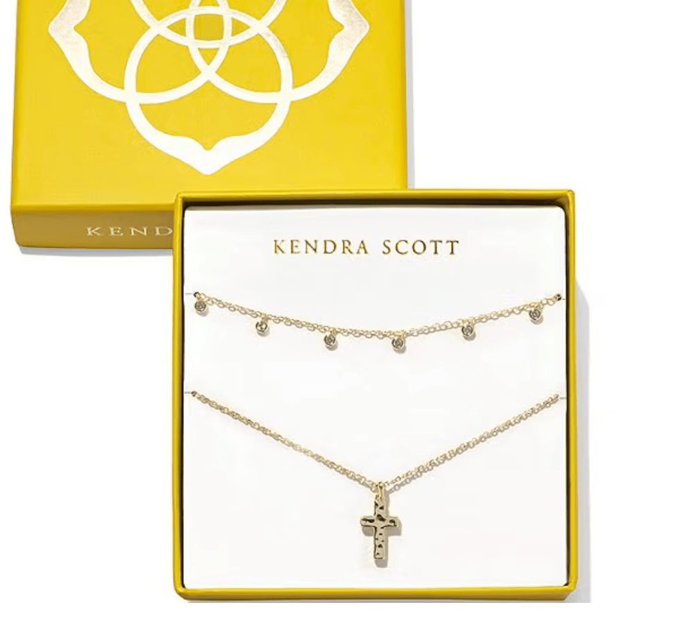 Kendra Scott Women - Accessories - Necklace Amelia Cross Nck Gift Set Gold | Kendra Scott