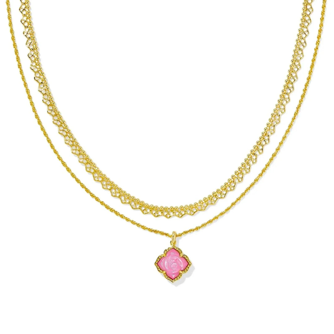 Kendra Scott Women - Accessories - Necklace Mallory Rose Gold Multi Strand Necklace | Kendra Scott