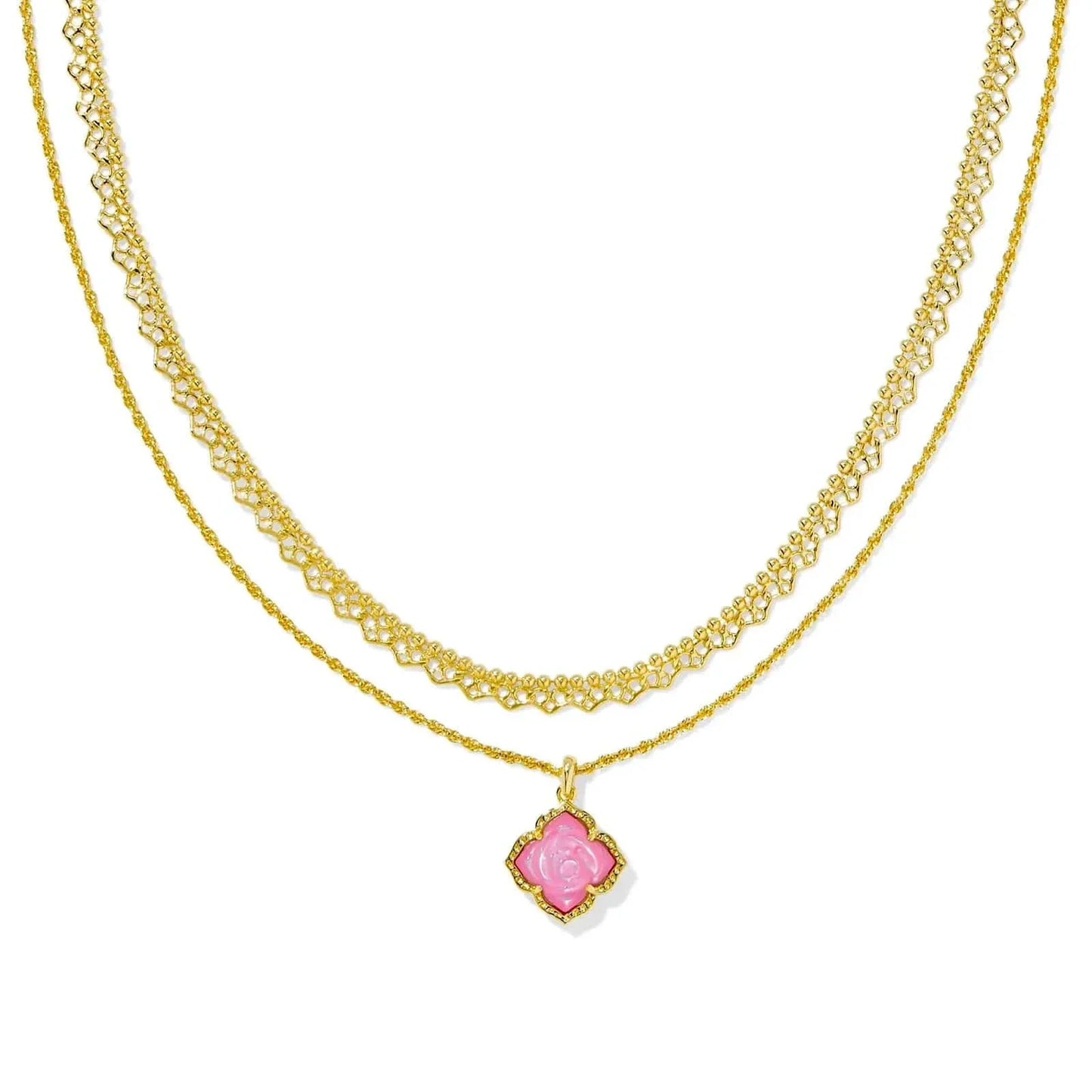 Kendra Scott Women - Accessories - Necklace Mallory Rose Gold Multi Strand Necklace | Kendra Scott