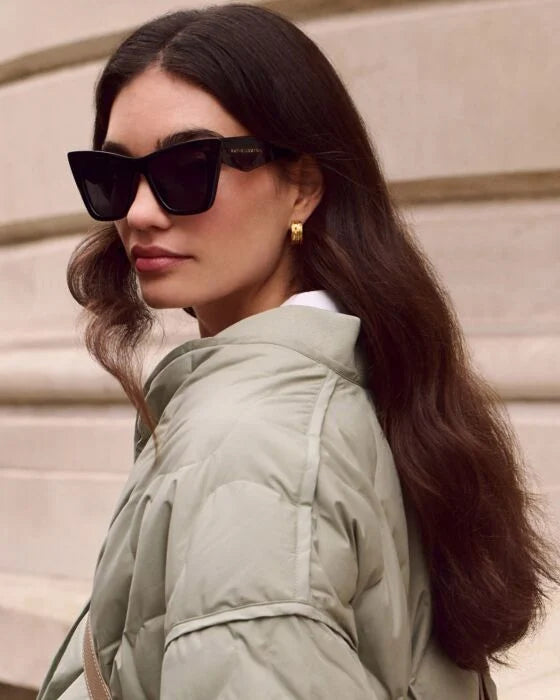 Oversized Porto Sunglasses, available in 2 colors and multiple sizes.