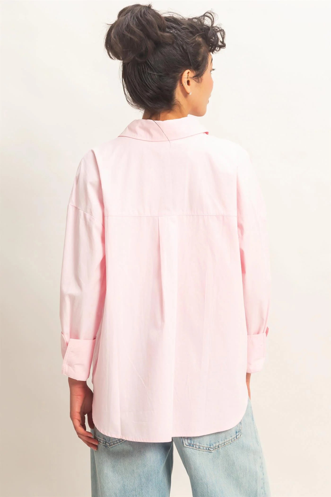 Button Up Poplin Shirt | 3 Colors