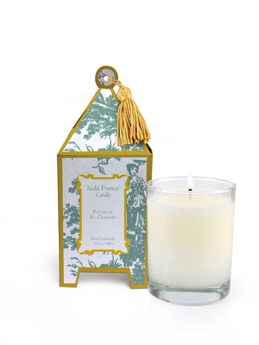 Fleurs de St. Germain Classic Toile Pagoda Box Candle