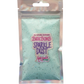 Light blue holographic pouch of Keylime Bath Bomb Sparkle Dust with biodegradable glitter. Sizes available: 4oz, 8oz.