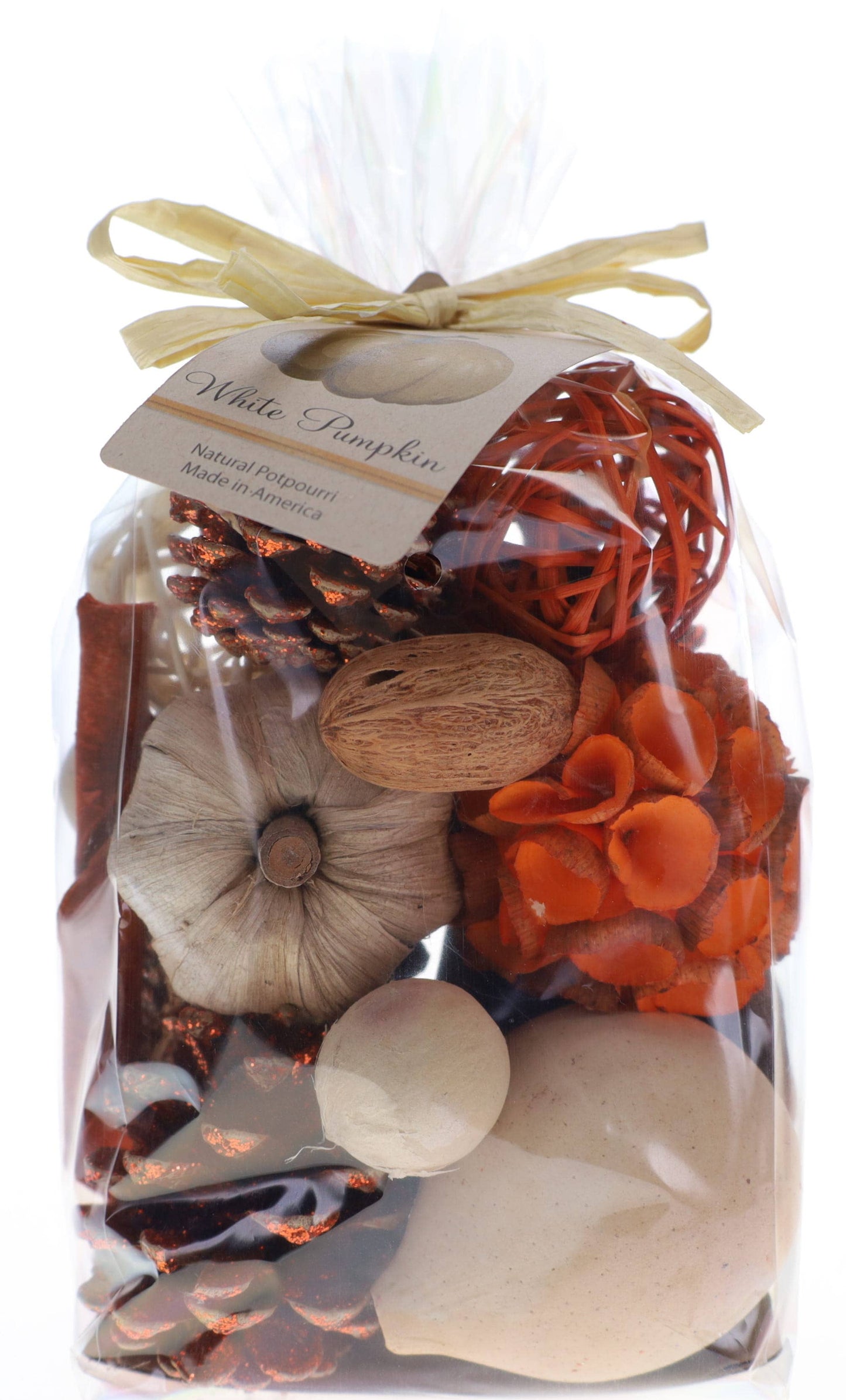 White Pumpkin 2qt Bag potpourri, seasonal, fall colors