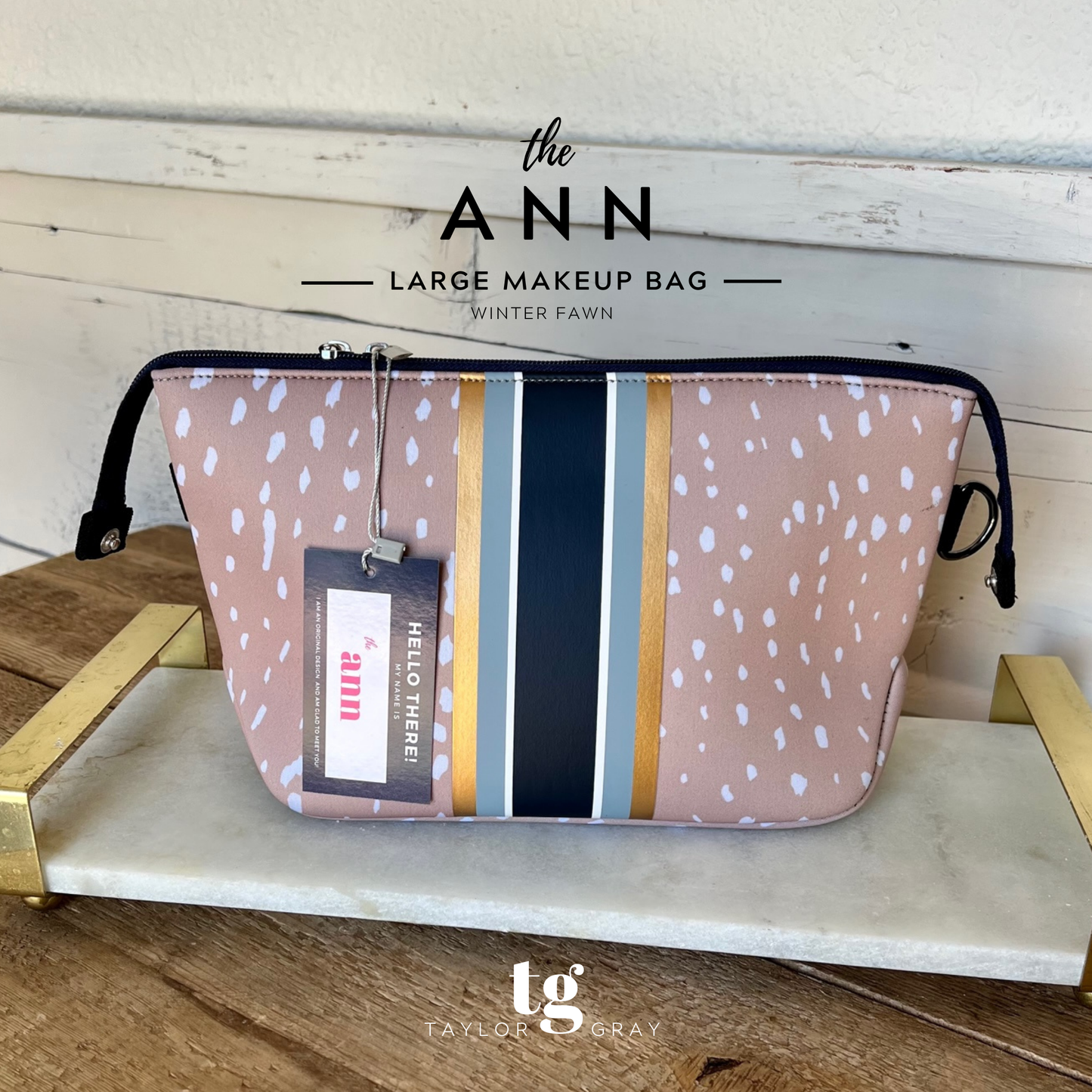 The Ann Neoprene Large Makeup Bag