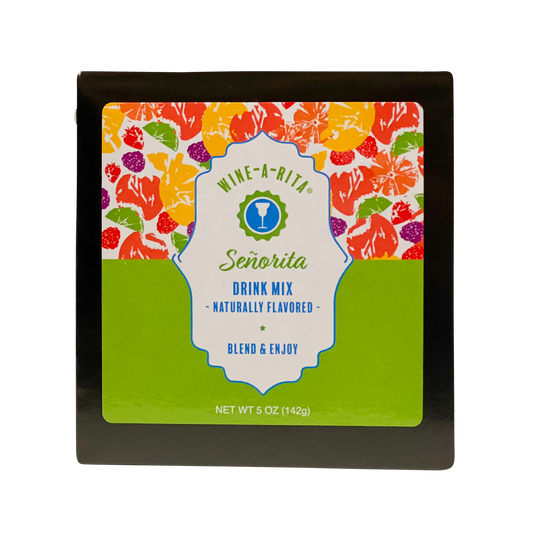 Senorita Minis margarita drink mix, kosher, naturally flavored, available in 5 oz (142g) package.