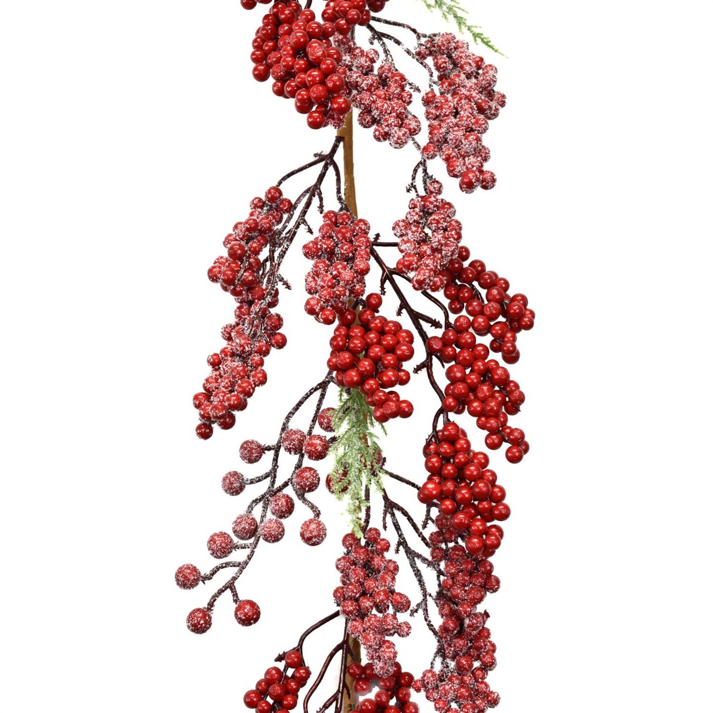 48'' Frosted /Shiny Winterberry Garland