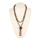 HDN2209 - 8mm Longline Hand Knotted Necklace