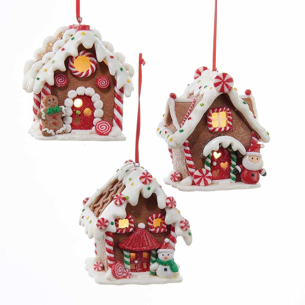 Light-Up Gingerbread House Ornament