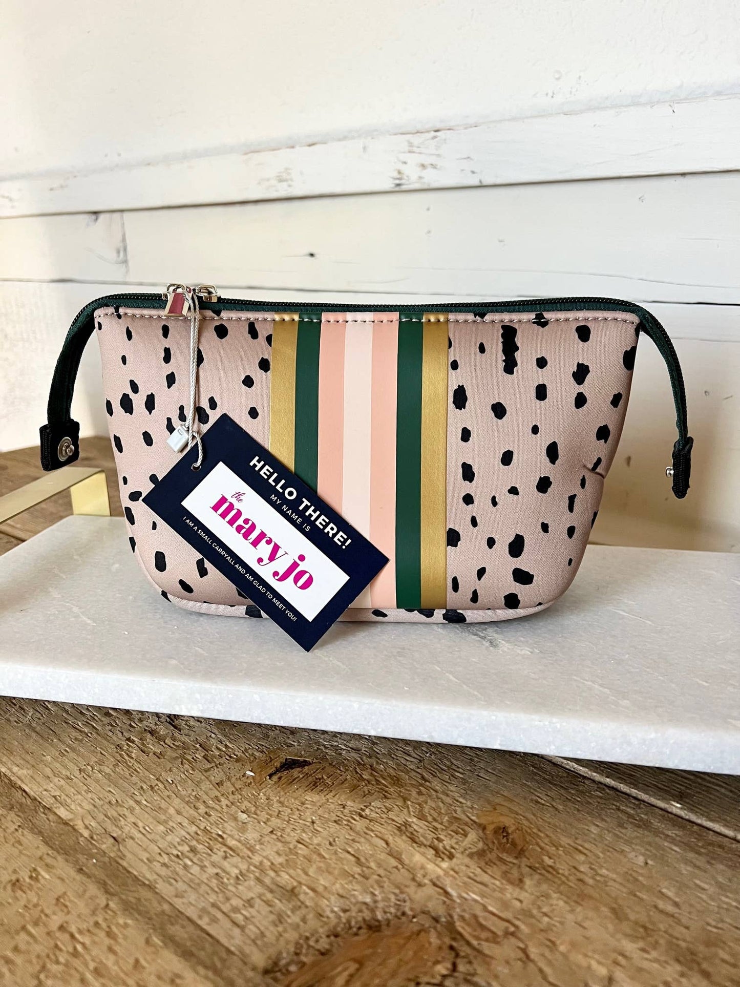 The Mary Jo Small Neoprene Makeup Bag