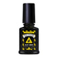 Boxed 2oz Poo~Pourri Heavy Doody toilet spray, black with yellow caution stripes, uses cedarwood, pine, citrus oils.