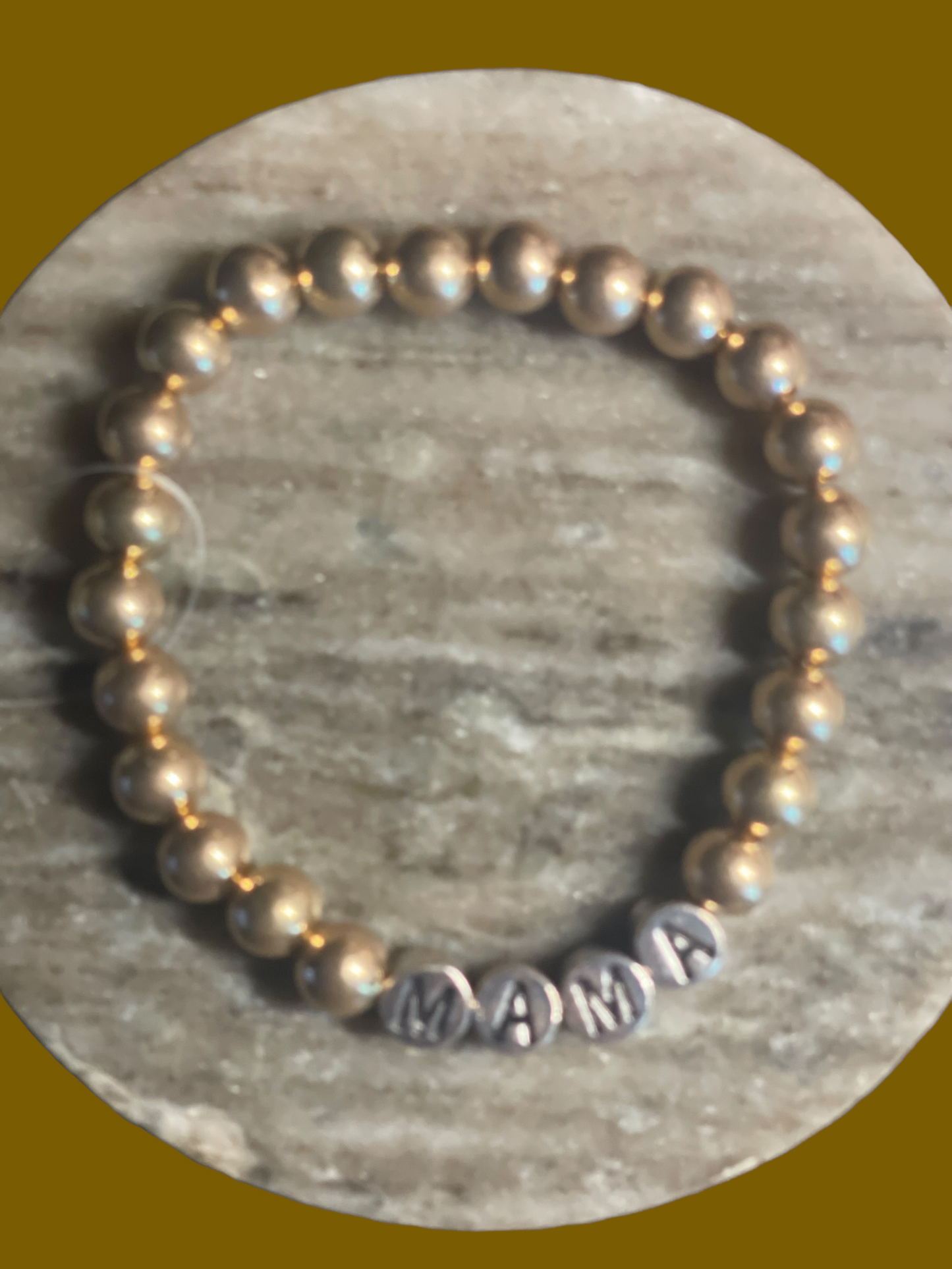 MAMA Beaded Bracelet