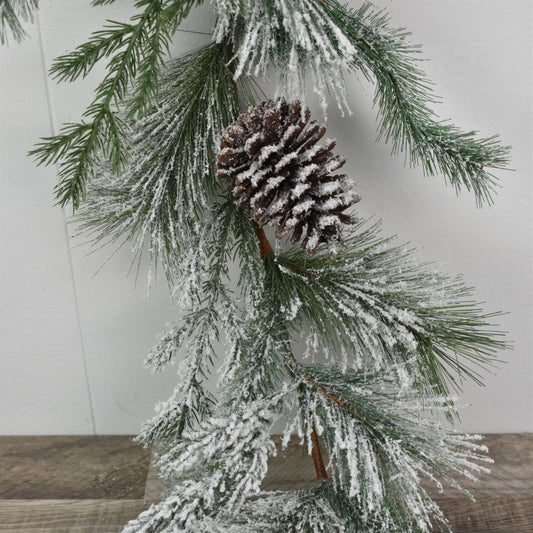 72" Winter Forest Pine/Pinecone Garland