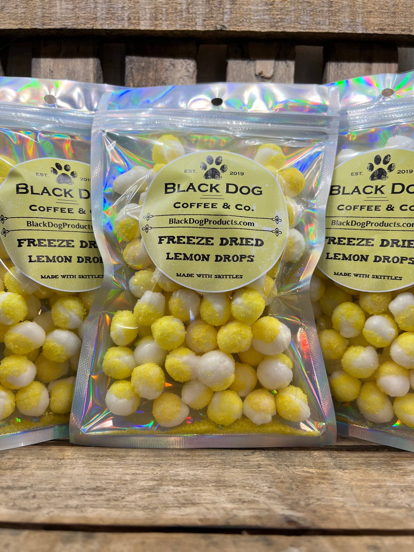 Freeze Dried Lemon Drop Skittles | Freeze Dried Candy