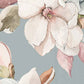Eloise Blue Paper Guest Towel Napkins, pack of 16, with magnolia watercolor design. Sizes available; made in Germany.