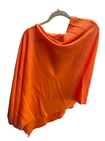 Faux Cashmere Poncho