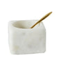 Marble Pinch Pot w/ Brass Spoon