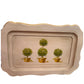 Cream Topiary Picture