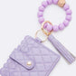 Beaded  Wristlet Wallet with Tassel