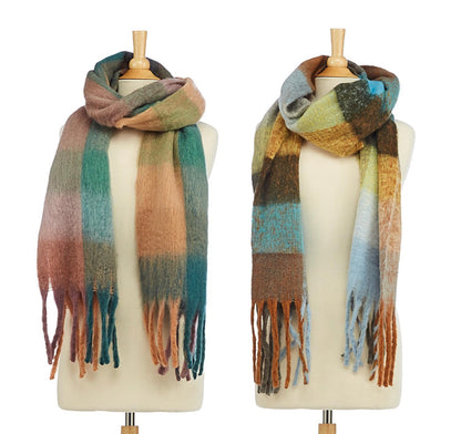 Colorful Plaid Scarves