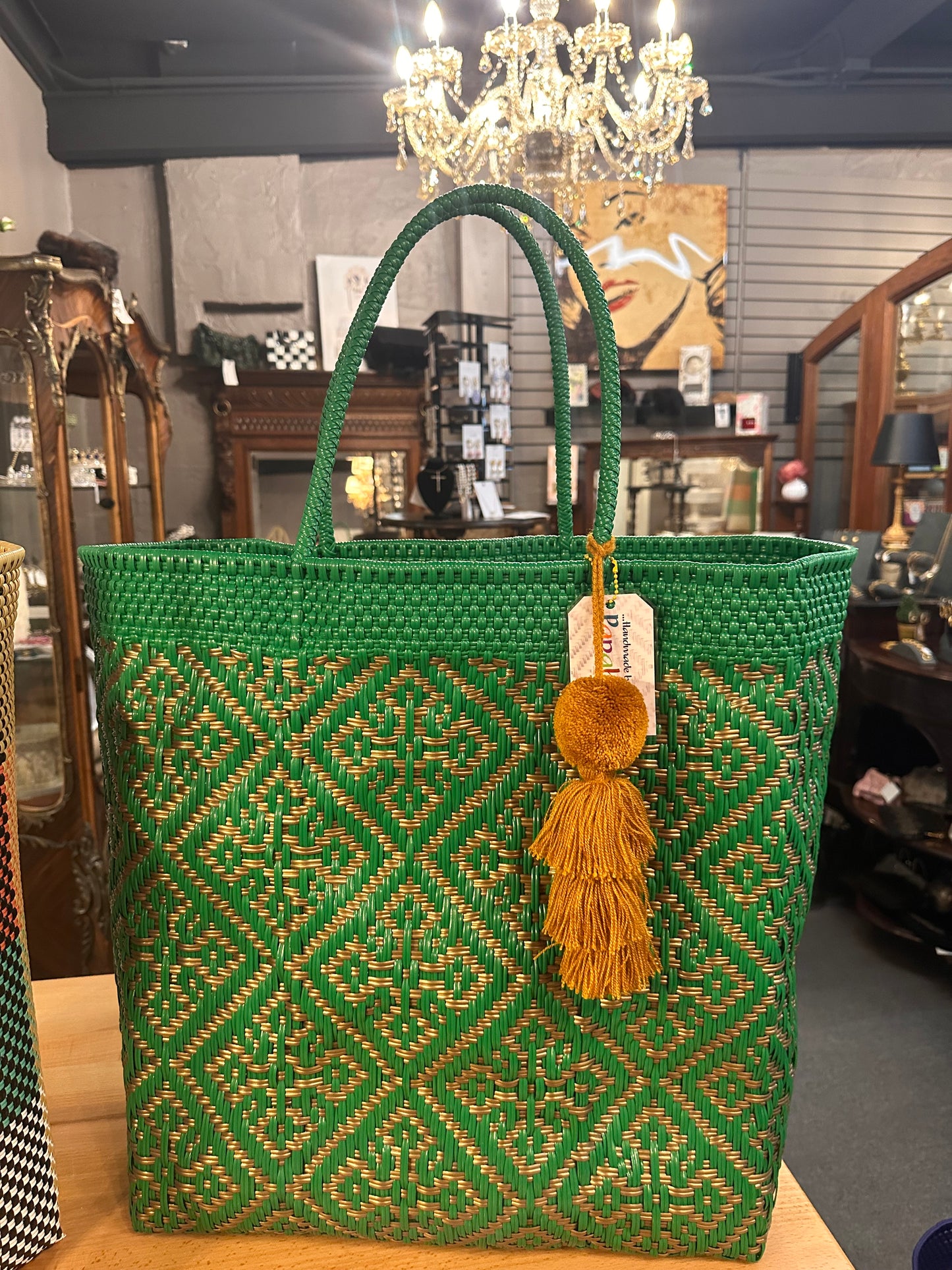 Hand Woven Totes with Tassel