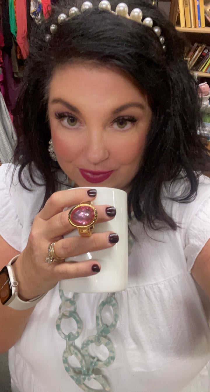 Put a Ring on it Mug 52884" shown up close; available in 12oz and 16oz sizes. No other products visible.