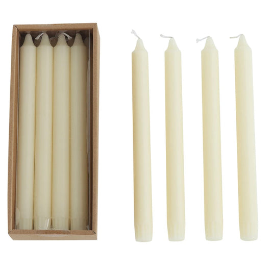 10”H Unscented Taper Candle