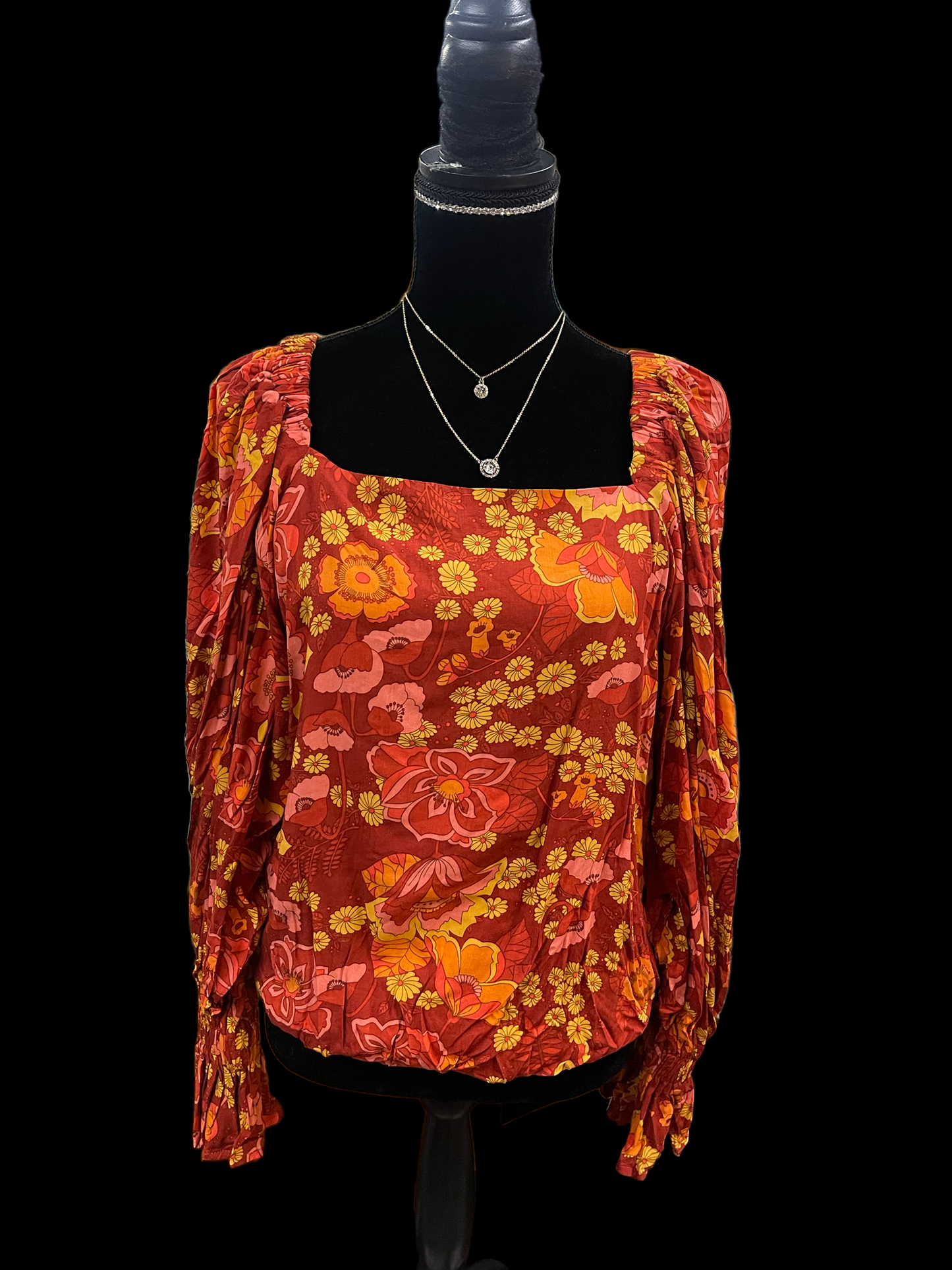 Samba Orange Blouse