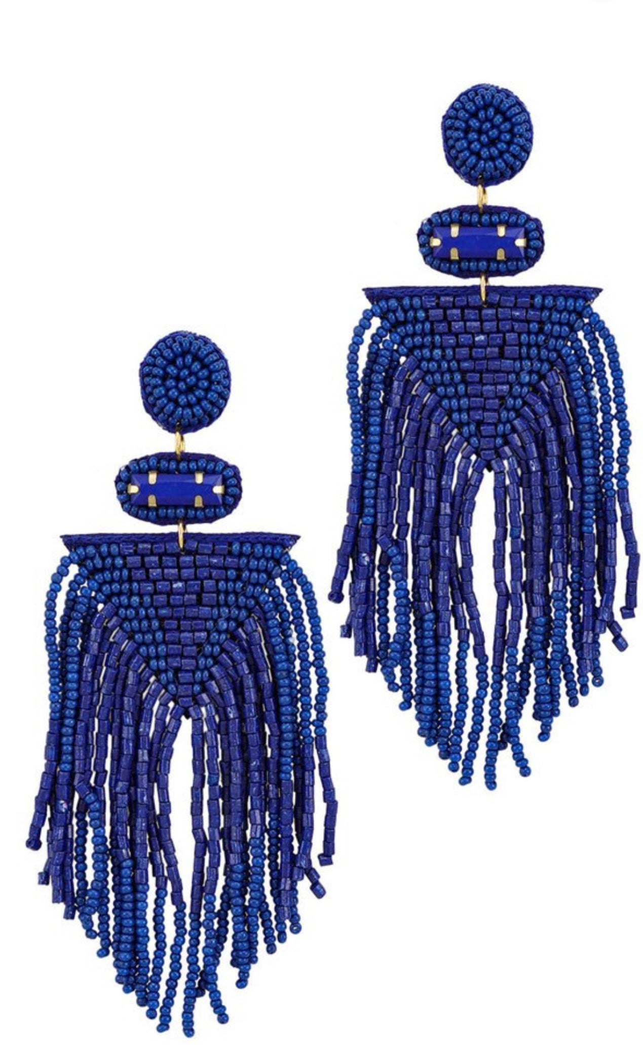 Beaded Tassel Earrings