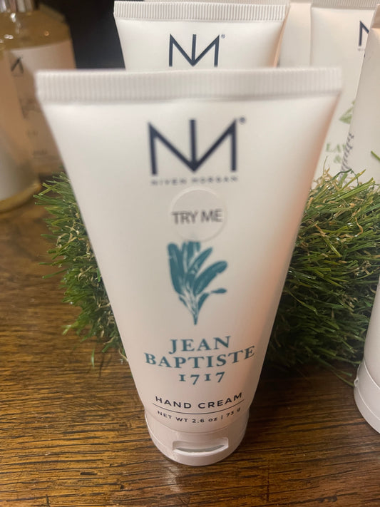 This product is a 2.6 oz tube of Jean Baptiste Travel Hand Cream. Enriched with natural extracts, the hand cream comes in a travel-friendly size tube conveniently labeled "try me".