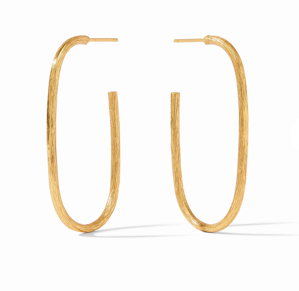 Julie Vos Ivy Hoop - Gold -Large