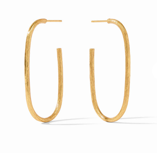 Julie Vos Ivy Hoop - Gold -Large