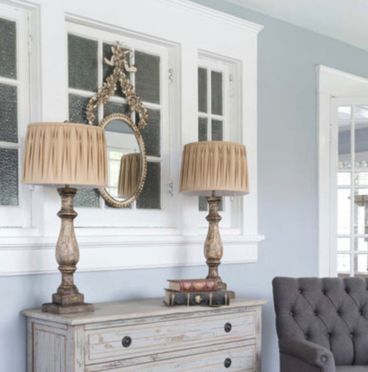 Petite Flower Oval Mirror with decorative trim; available in 16x24", 20x30", and 24x36".