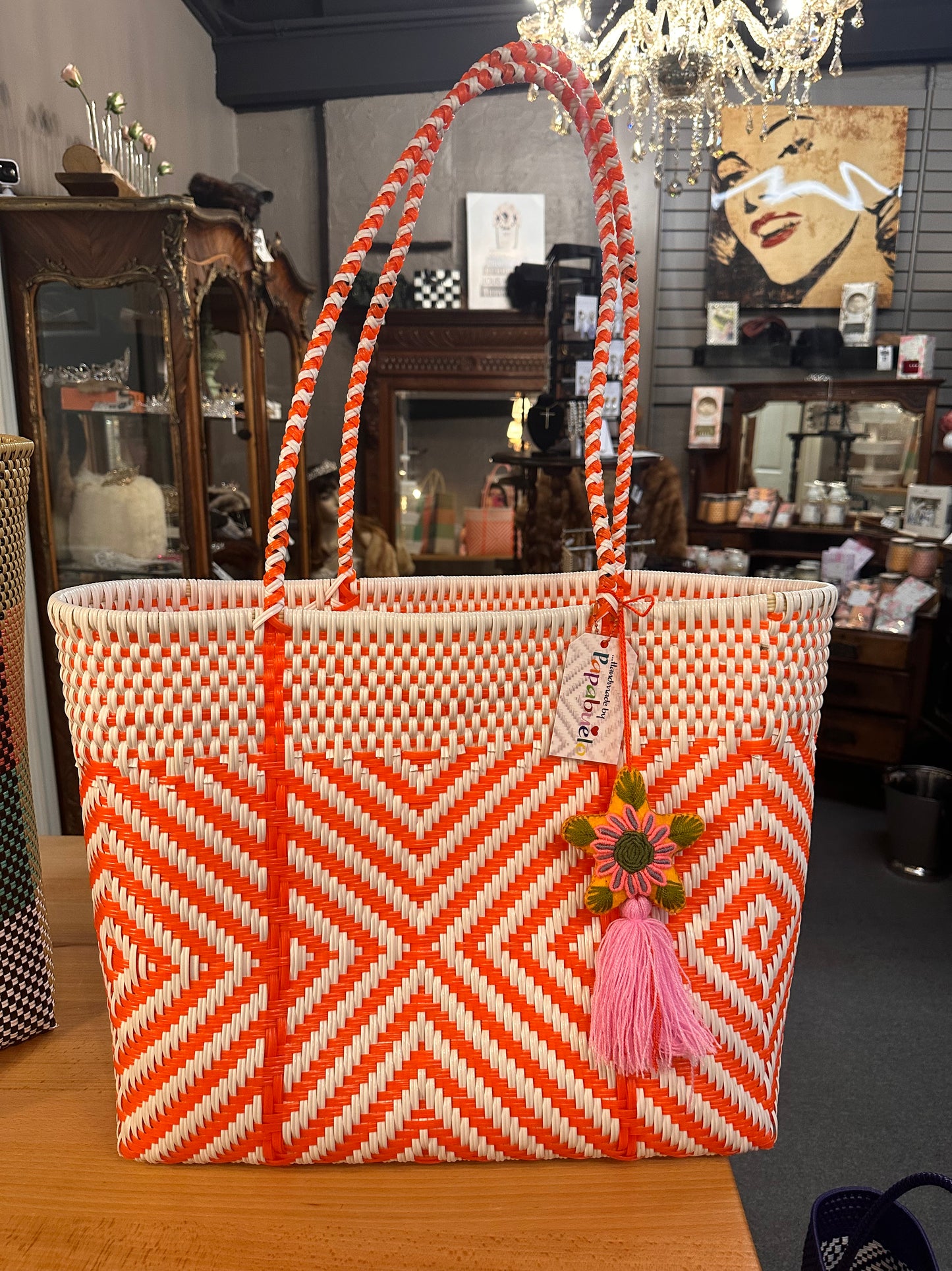 Hand Woven Totes with Tassel