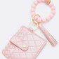 Beaded  Wristlet Wallet with Tassel