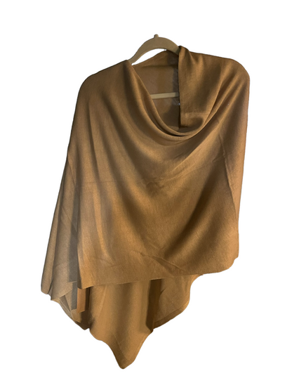 Faux Cashmere Poncho