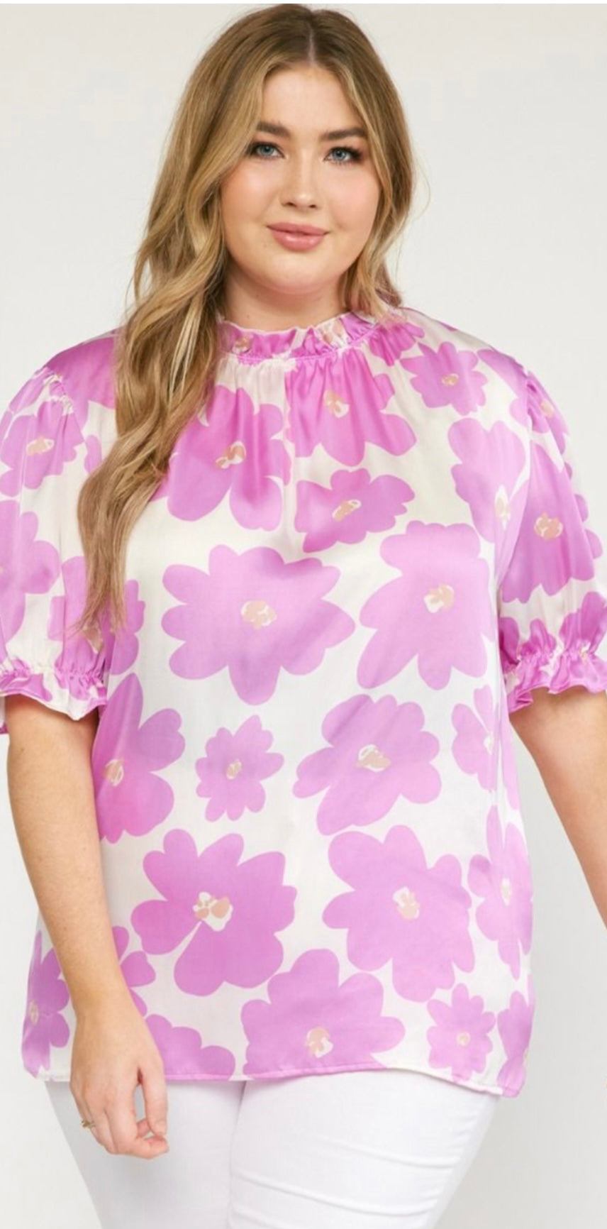 Floral Lilac Top