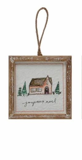 Wood Frame Ornaments