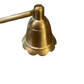 The Lights Out Brass Candle Snuffer features a scalloped bell head, sleek handle; available in small and large sizes.