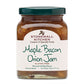 Maple Bacon Onion Jam, 11.75 oz jar, green lid, white label with green text. Only available in 11.75 oz size.