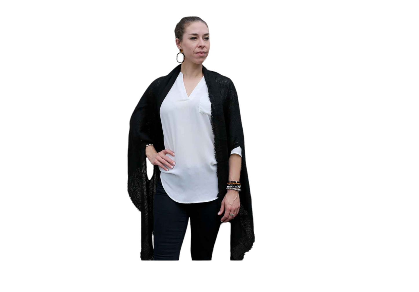 Black Cape Wrap