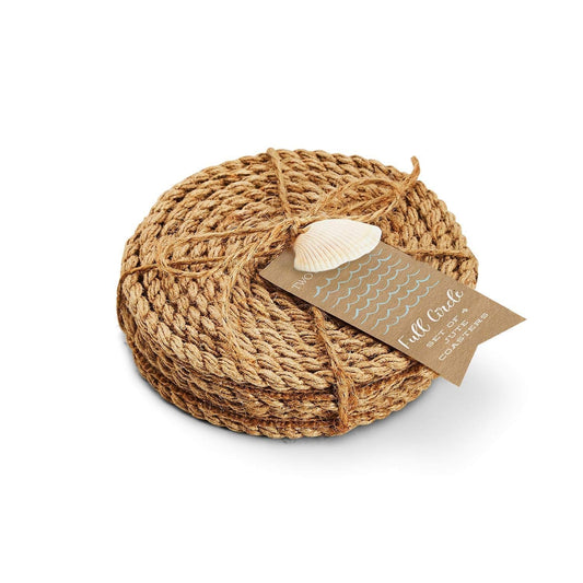 Full Circle Jute Coasters