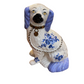 Blue and White Staffordshire Dogs