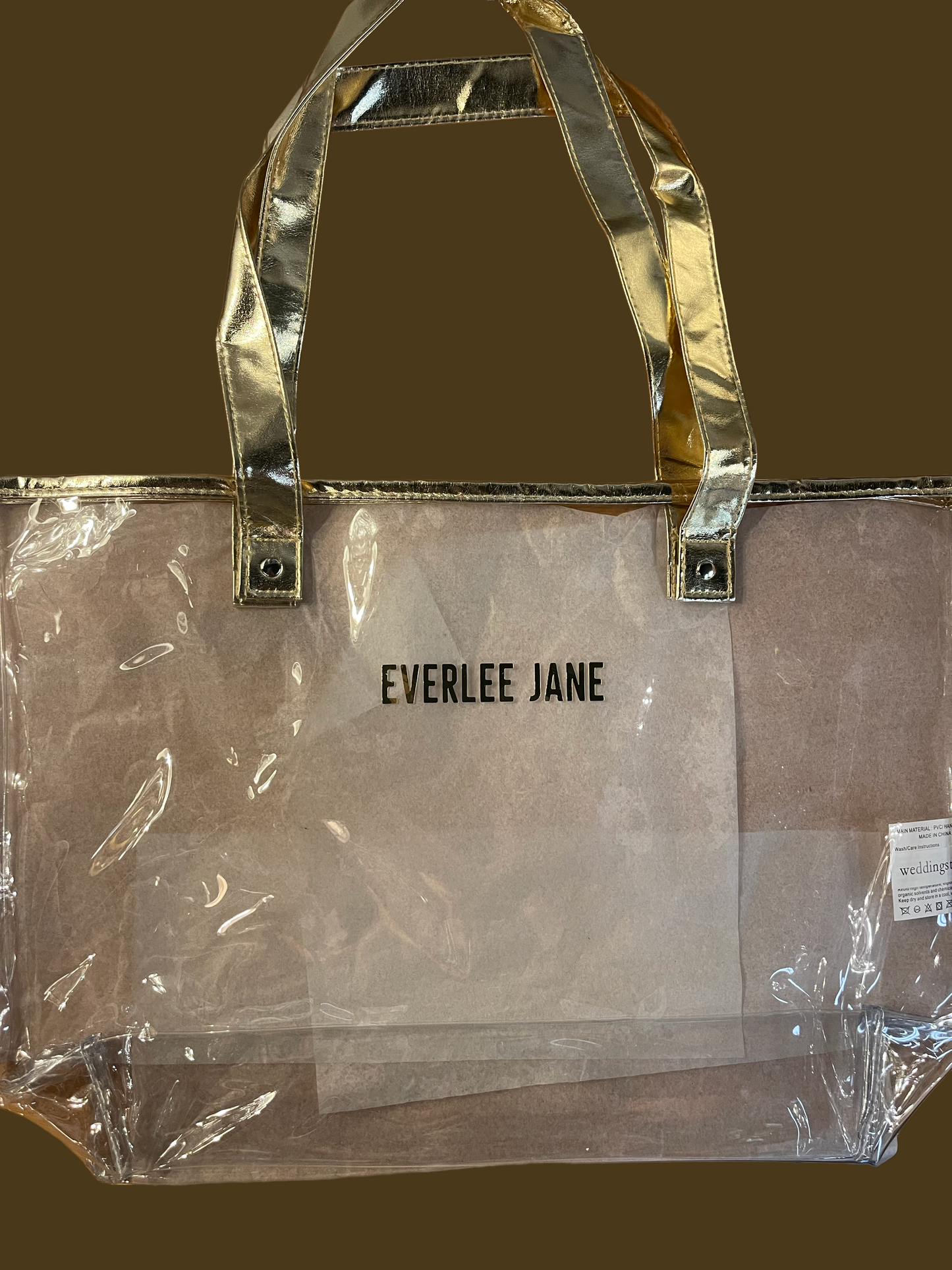 Everlee Jane Clear Tote Bag