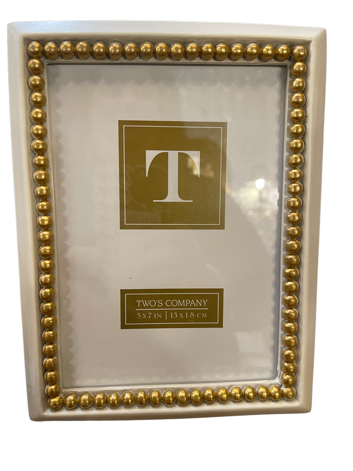 Gold Beaded 5x7 Photo Frame