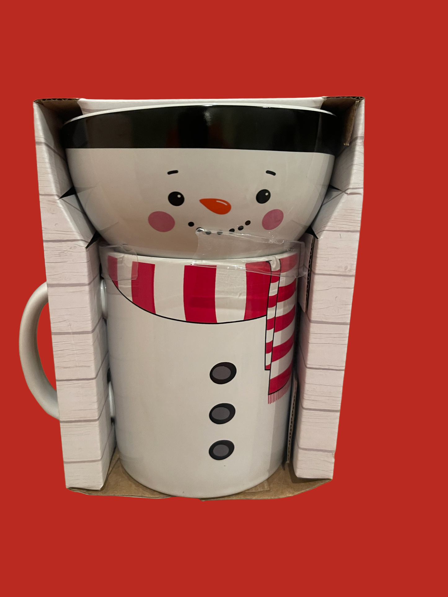 Snowman Mug & Bowl