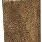 Rectangular mango wood door stop with blue and white floral ceramic knob on top. Available sizes: small, medium, large.