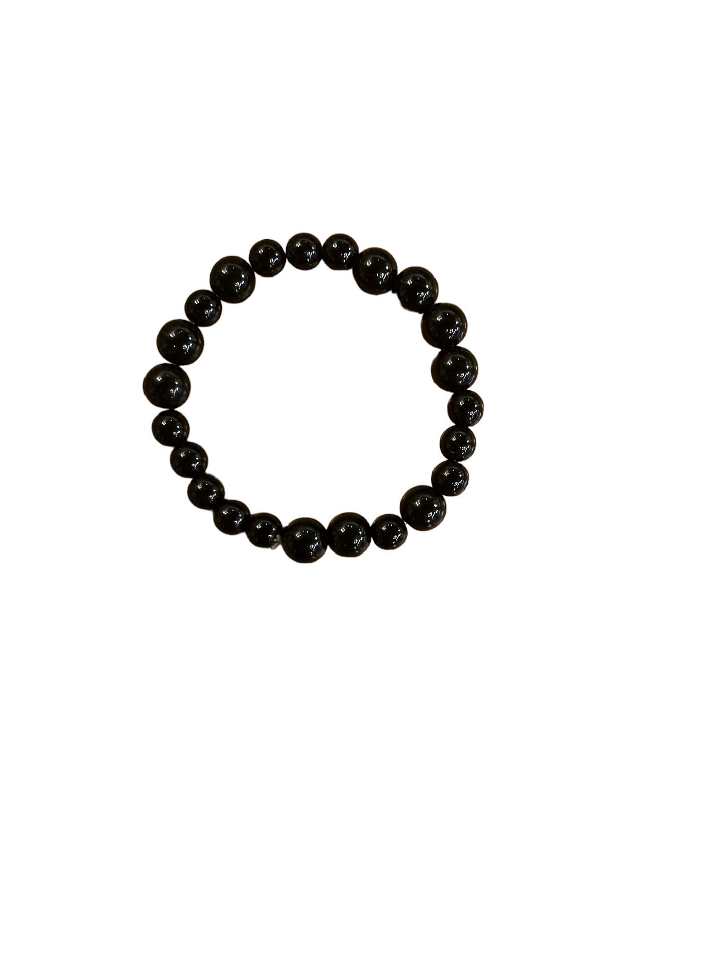 Small Beaded Black Bracelet